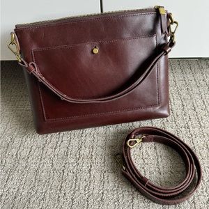 Madewell Transport Shoulder Crossbody, Box Leather Edition